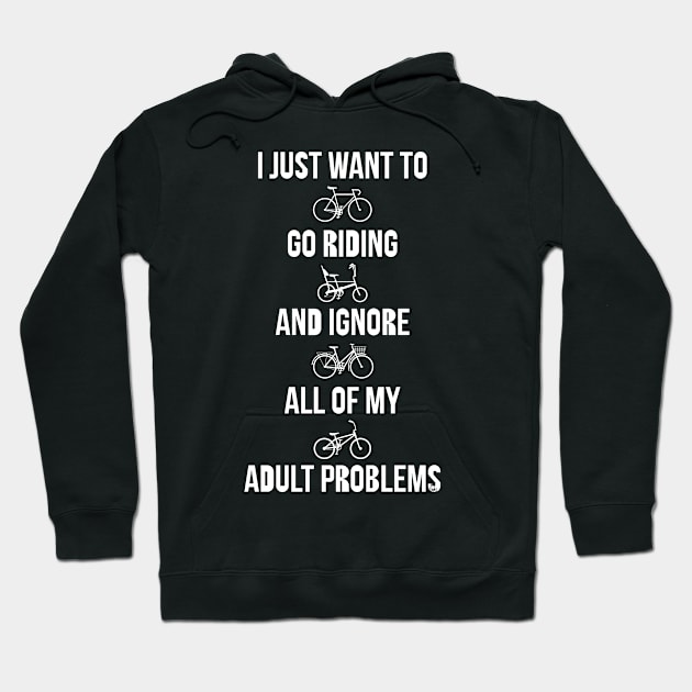 Go Riding Bicycles 2 Hoodie by fimbis